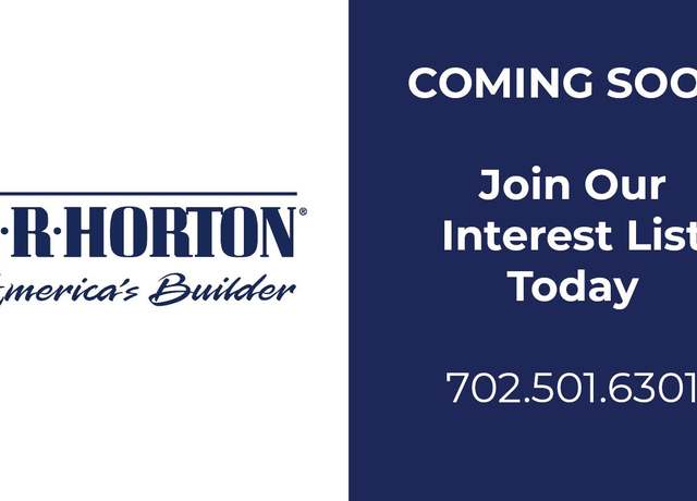 Property at Homes Available Soon Plan, North Las Vegas, NV 89031