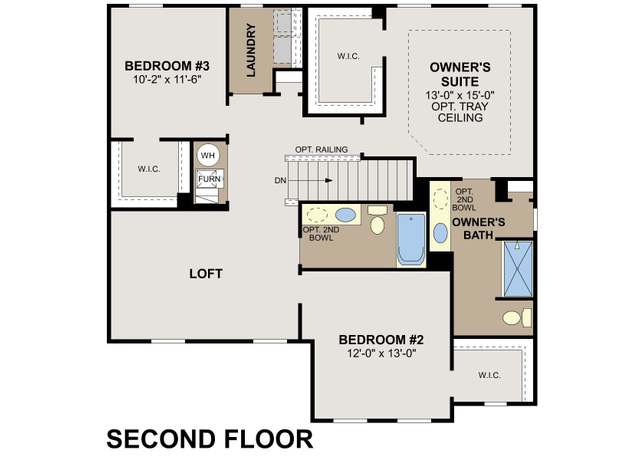 Property at Brooklyn Plan, Indianapolis, IN 46239, 3 beds, 2.5 baths