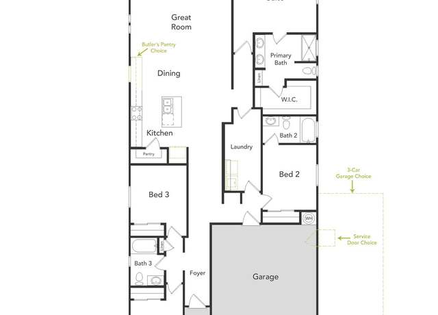 Property at Oleander Plan, Coolidge, AZ 85128, 4 beds, 3 baths