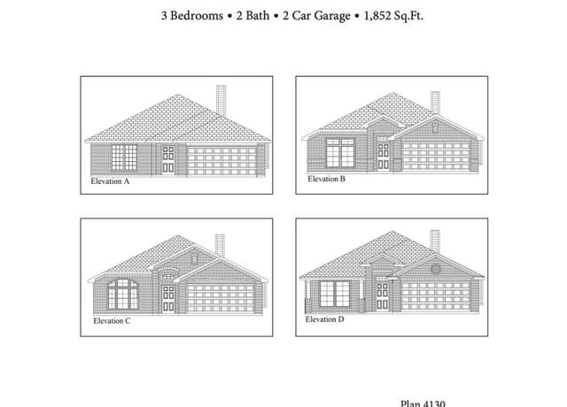 Property at Sherwood Plan, Cleburne, TX 76033, 4 beds, 2 baths