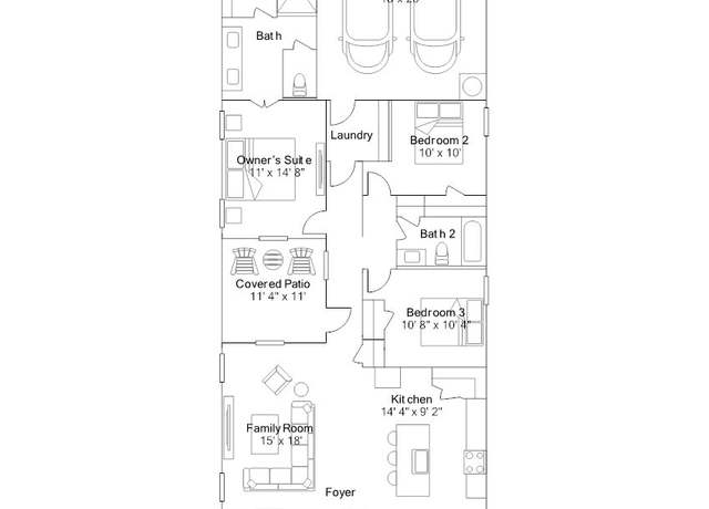 Property at Camila Plan, Pflugerville, TX 78660, 3 beds, 2 baths