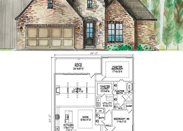 Property at 2207 Plan, Bixby, OK 74008, 3 beds, 2.5 baths