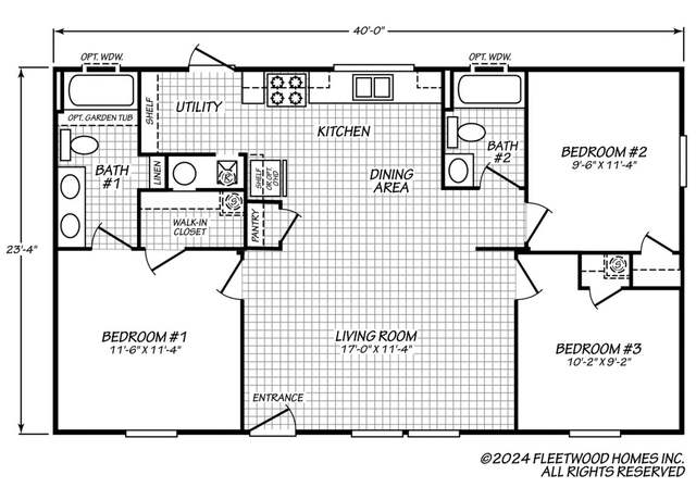 Property at The Driftwood Plan, Pensacola, FL 32505, 2 beds, 2 baths