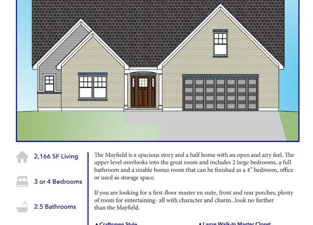Property at Mayfield Plan, Tipp City, OH 45371, 4 beds, 2.5 baths