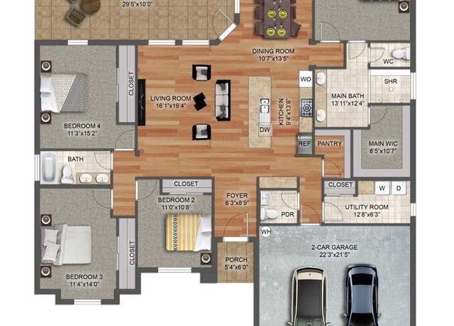 Property at 2136 Plan Plan, Harlingen, TX 78552, 4 beds, 2.5 baths
