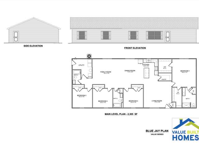 Property at Blue Jay Plan, Evansville, IN 47725, 4 beds, 3 baths