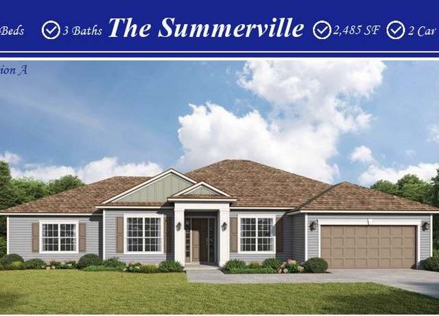Property at Summerville Plan, Jacksonville, FL 32226, 5 beds, 3 baths