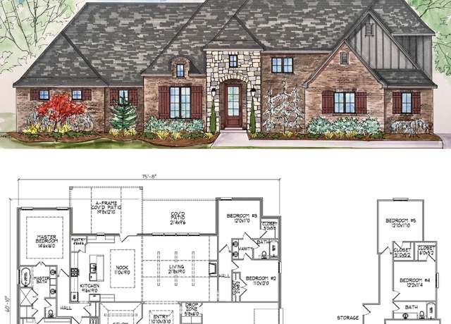 Property at 3613 Plan, Broken Arrow, OK 74014, 5 beds, 3.5 baths