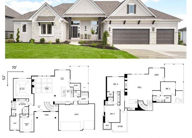 Property at The Riviera Plan, Lees Summit, MO 64081, 5 beds, 4 baths