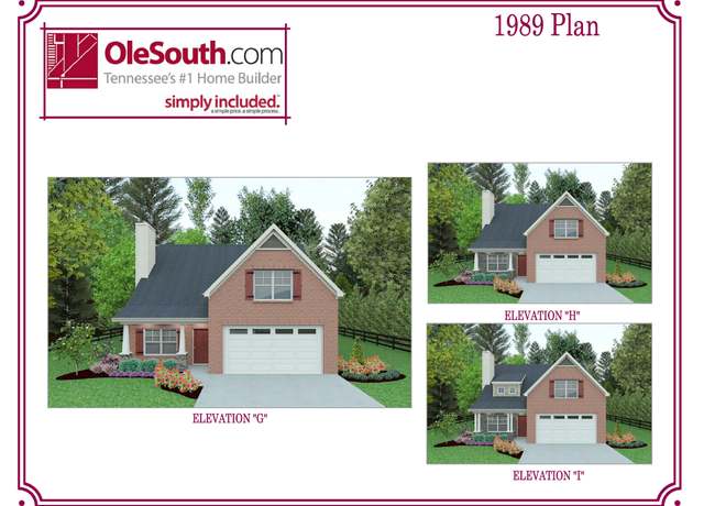 Property at 1989 Elevation GHI Plan, Pleasant View, TN 37146, 3 beds, 2.5 baths