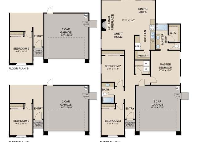 Property at The Carmelo Plan, Merced, CA 95341, 3 beds, 2 baths