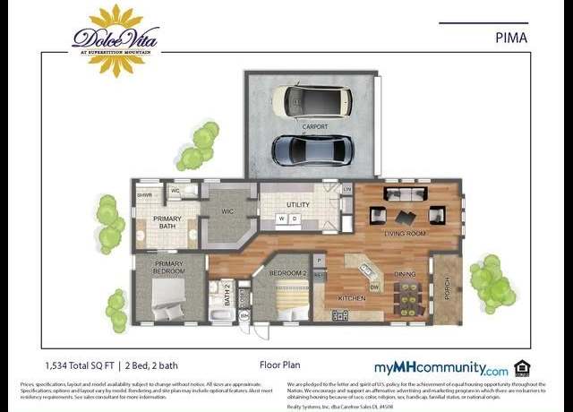Property at 3301 S Goldfield Rd #5108, Apache Junction, AZ 85119, 2 beds, 2 baths