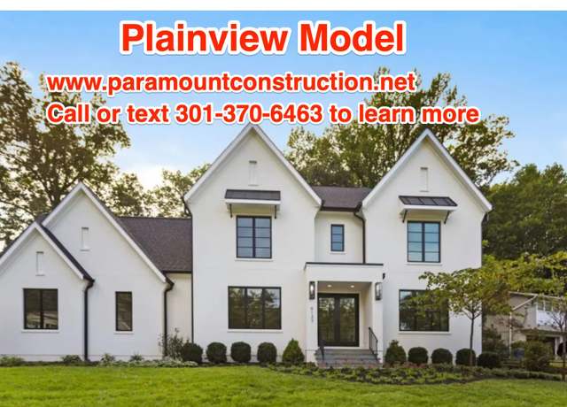Property at Plainview Plan, Bethesda, MD 20816, 5 beds, 4.5 baths