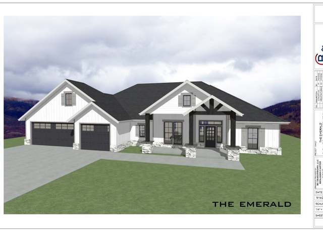 Property at The Emerald - Build on your Lot Plan, Cedar City, UT 84721, 3 beds, 2 baths