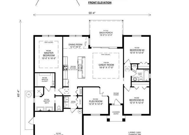 Property at Addie Too Plan, Sebring, FL 33872, 3 beds, 2 baths