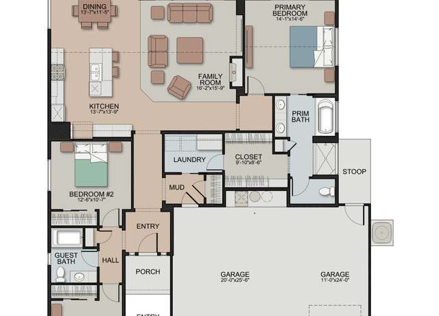 Property at Centennial Plan, Nampa, ID 83687, 3 beds, 2 baths