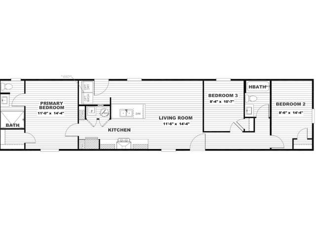 Property at Clark Plan, Fort Worth, TX 76119, 3 beds, 2 baths