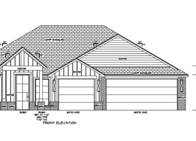 Property at Santa Monica Plan, Shawnee, OK 74804, 3 beds, 2 baths
