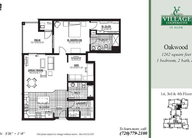 Property at Oakwood Plan, Allen, TX 75013, 1 bed, 2 baths