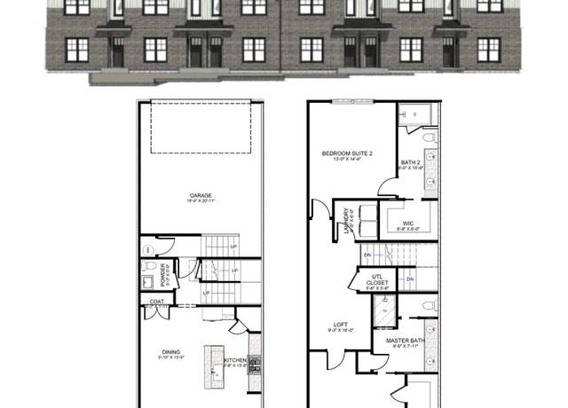 Property at The Lancaster Plan, Rogers, AR 72758, 2 beds, 2.5 baths