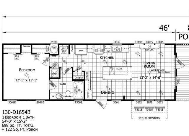 Property at Chickadee Plan, Owens Cross Roads, AL 35763, 1 bed, 1 bath