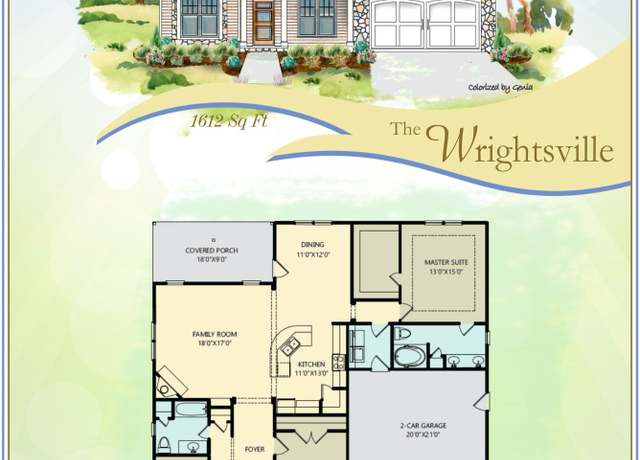 Property at Wrightsville Plan, Pikeville, NC 27863, 3 beds, 2 baths