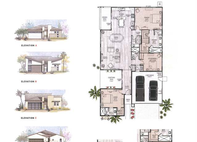 Property at Palazzo 2 Plan, Cathedral City, CA 92234, 3 beds, 3 baths
