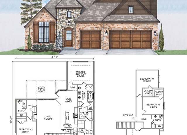 Property at 2819 Plan, Jenks, OK 74037, 4 beds, 3 baths