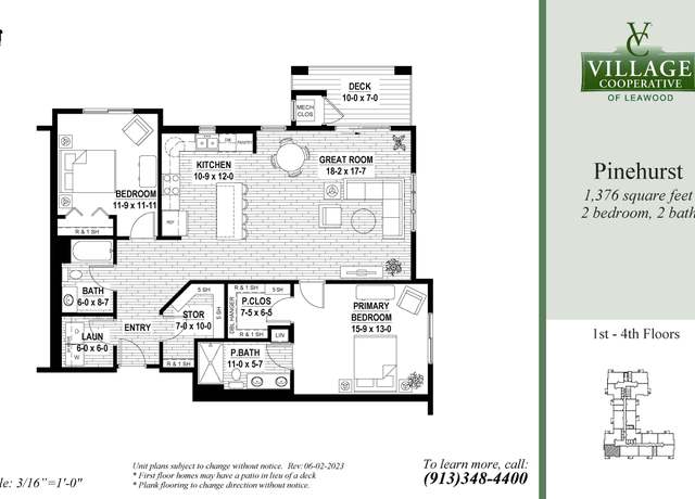 Property at Pinehurst Plan, Overland Park, KS 66213, 2 beds, 2 baths