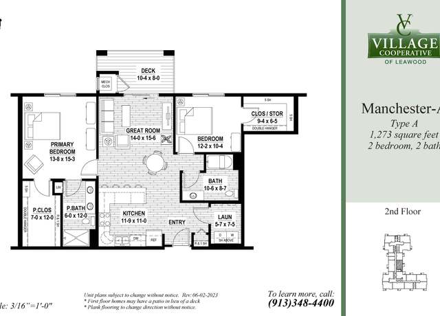 Property at Manchester-A Plan, Overland Park, KS 66213, 2 beds, 2 baths