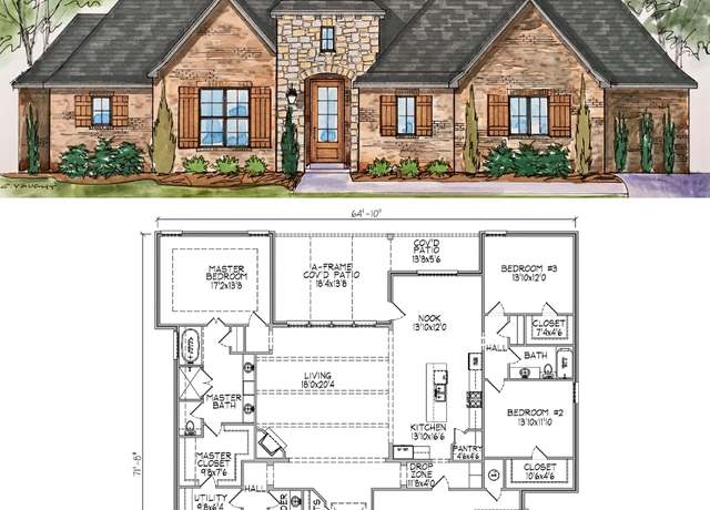 Property at 2545 Plan, Broken Arrow, OK 74014, 3 beds, 2.5 baths