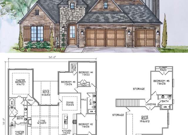 Property at 3316 Plan, Jenks, OK 74037, 5 beds, 3.5 baths