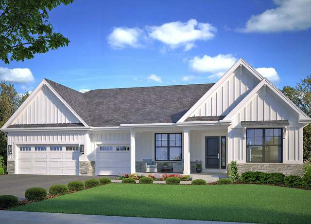 Property at The Dover Farmhouse Ranch Plan, Saint Charles, IL 60174, 3 beds, 2 baths