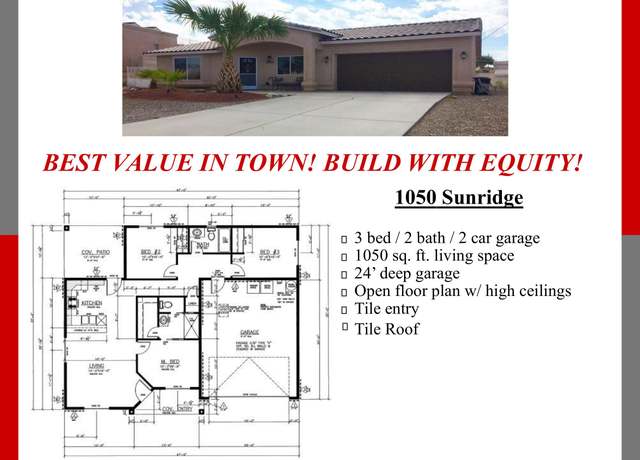 Property at Sunridge Plan, Lake Havasu City, AZ 86406, 3 beds, 2 baths