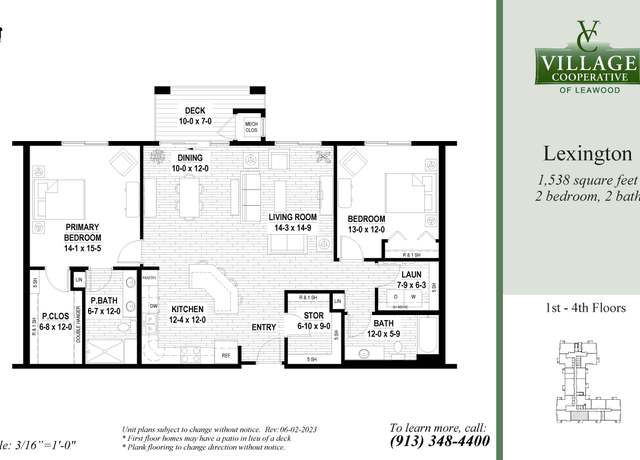 Property at Lexington Plan, Overland Park, KS 66213, 2 beds, 2 baths