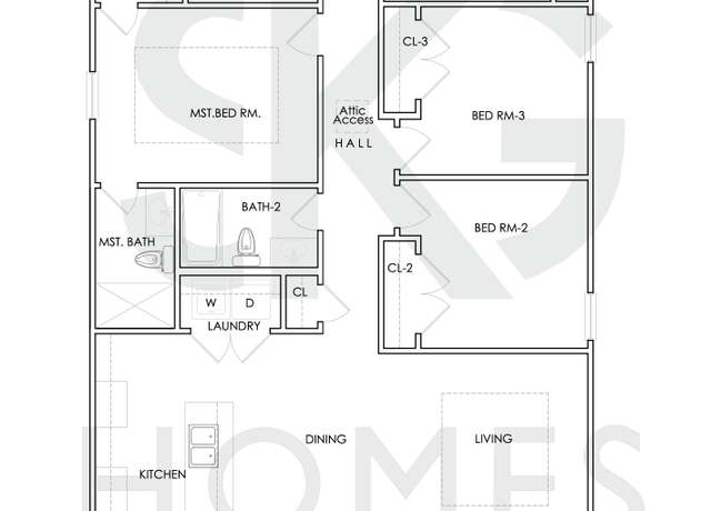 Property at 5006 Carambola Ln Plan, Laredo, TX 78046, 4 beds, 2 baths