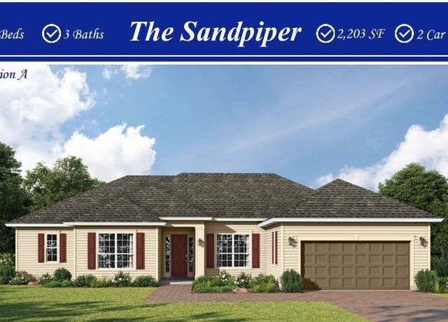 Property at Sandpiper Plan, Yulee, FL 32097, 4 beds, 3 baths