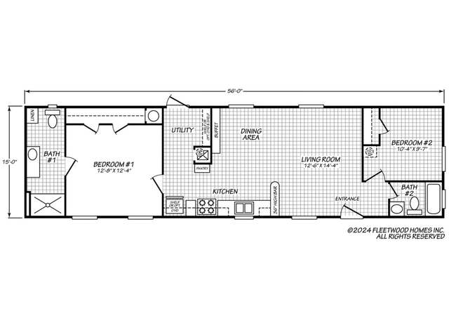 Property at The Spanish Moss Plan, Dchemg Orlando, FL 32862, 2 beds, 1 bath