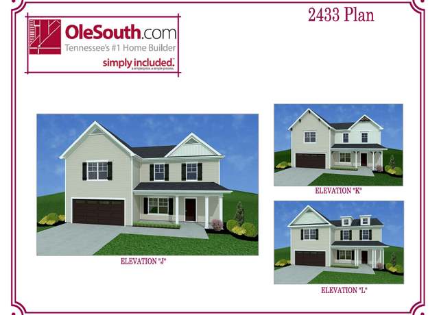 Property at 2433 Elevation JKL Plan, Antioch, TN 37013, 5 beds, 2.5 baths