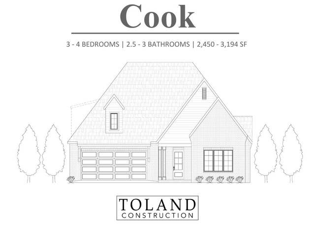 Property at Cook (Two Story) Plan, Opelika, AL 36801, 4 beds, 3 baths