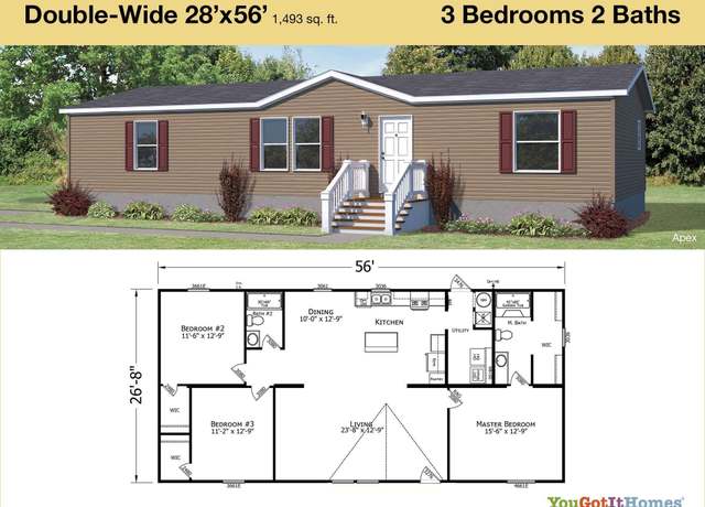 Property at Apex (Applewood) Plan, Middletown, OH 45044, 3 beds, 2 baths