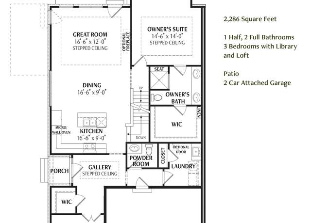 Property at Unit A2 - End Unit Plan, West Bloomfield, MI 48322, 3 beds, 2.5 baths