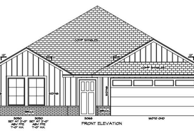 Property at Cypress Plan, Shawnee, OK 74804, 3 beds, 2 baths