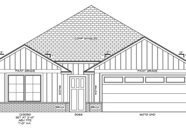 Property at Augusta Plan, Shawnee, OK 74804, 4 beds, 2 baths