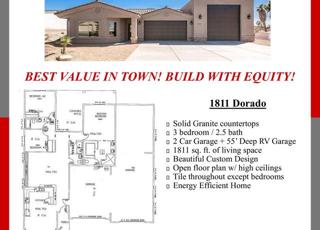 Property at Dorado Plan, Lake Havasu City, AZ 86406, 3 beds, 2.5 baths