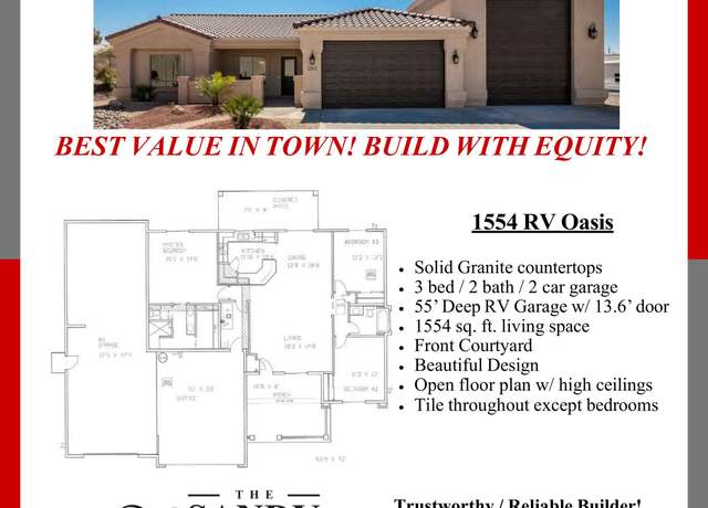 Property at 1554 RV Oasis Plan, Lake Havasu City, AZ 86404, 3 beds, 2 baths