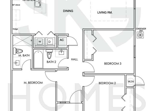 Property at 5022 Carambola Ln Plan, Laredo, TX 78046, 3 beds, 2 baths