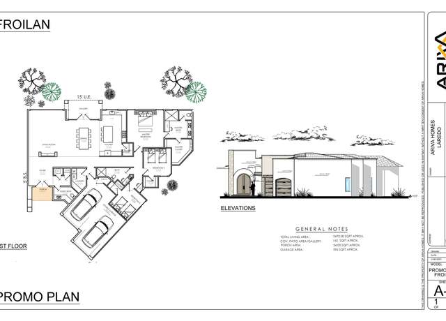 Property at Froilan Plan, Laredo, TX 78045, 3 beds, 3.5 baths