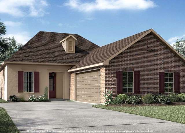 Property at Springfield Plan, Gonzales, LA 70737, 4 beds, 3 baths