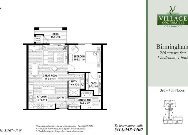 Property at Birmingham Plan, Overland Park, KS 66213, 1 bed, 1 bath